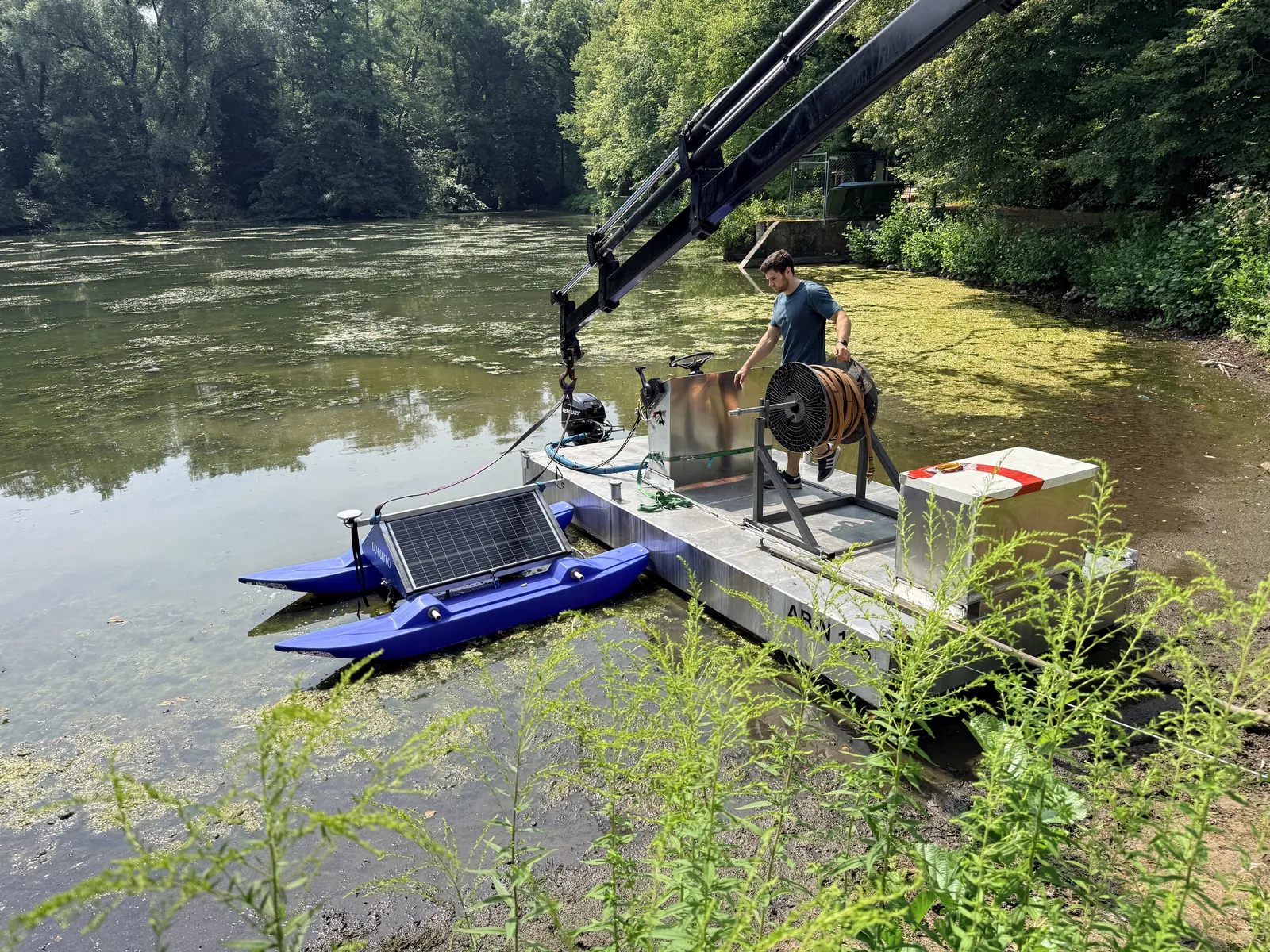 Backhausteich · WAMO Active pilot installation